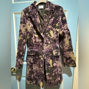 Floral Velvet Italian Designer Blazer